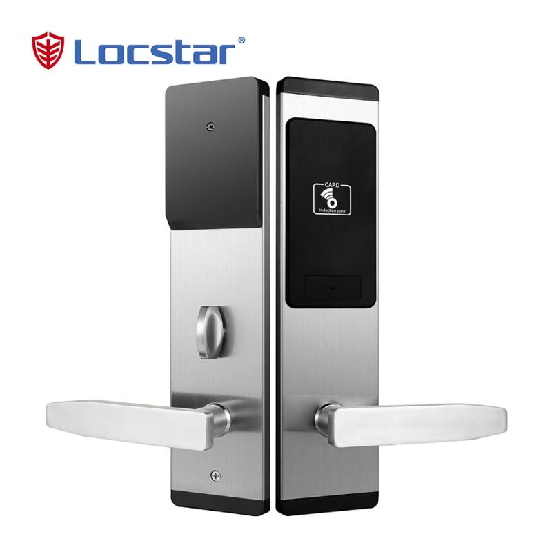 Electronic Handle High Cost-Performance Security Electric Hardware Digital Hotel Locking Rfid Smart Card Door Lock