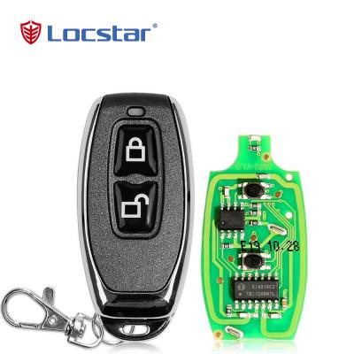 Locstar Hot Sale electronic Auto Gate Opener Remote Control 2 button keyfob Mini Wireless Remote Control Door Lock Switch - LOCSTAR