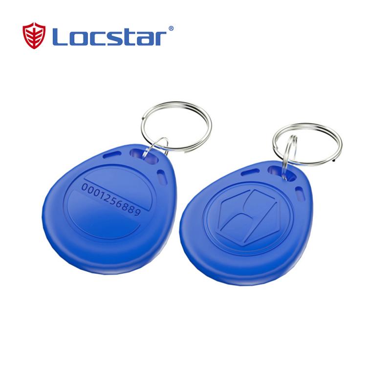Locstar Small MOQ Accept Customization RFID Key Fob 13.56MHz F08 Token Key Tags Plastic Key Fob for Access Control System