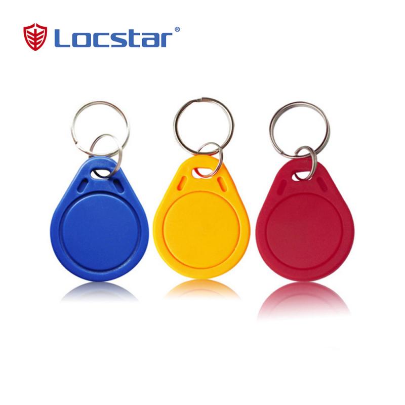 Locstar Small MOQ Accept Customization RFID Key Fob 13.56MHz F08 Token Key Tags Plastic Key Fob for Access Control System
