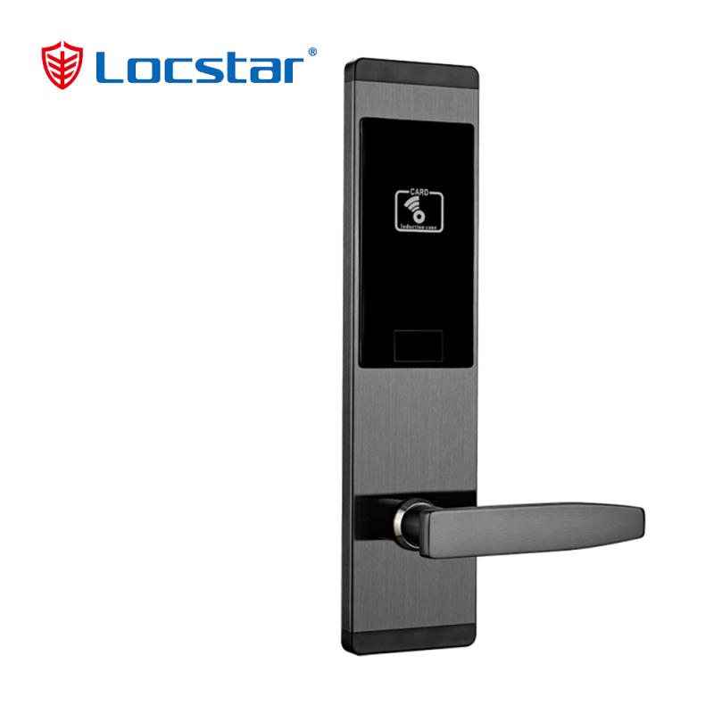 Electronic Handle High Cost-Performance Security Electric Hardware Digital Hotel Locking Rfid Smart Card Door Lock