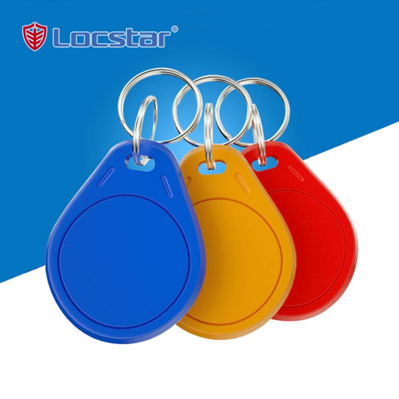 Locstar Small MOQ Accept Customization RFID Key Fob 13.56MHz F08 Token Key Tags Plastic Key Fob for Access Control System